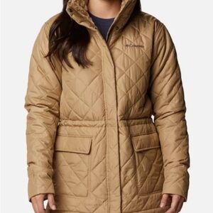 NWT Columbia Women's Copper Crest Novelty Jacket tan‎ large